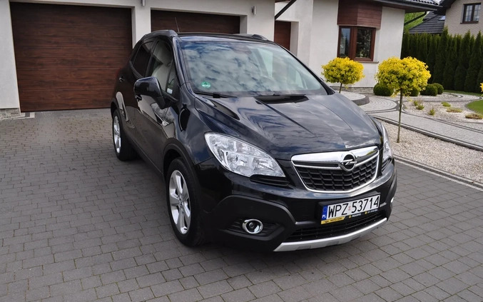 Opel Mokka cena 45900 przebieg: 136000, rok produkcji 2015 z Przasnysz małe 106